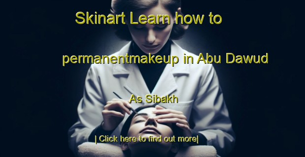 Skinart Learn how to permanentmakeup in Abu Dawud As Sibakh-United Kingdom