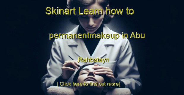 Skinart Learn how to permanentmakeup in Abu Rahbatayn-United Kingdom