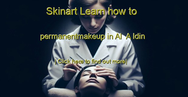 Skinart Learn how to permanentmakeup in Al  A Idin-United Kingdom