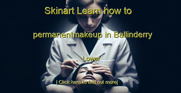 Skinart Learn how to permanentmakeup in Ballinderry Lower-United Kingdom