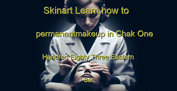 Skinart Learn how to permanentmakeup in Chak One Hundred Eighty Three Eastern Bar-United Kingdom