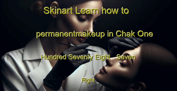 Skinart Learn how to permanentmakeup in Chak One Hundred Seventy Eight   Seven Right-United Kingdom