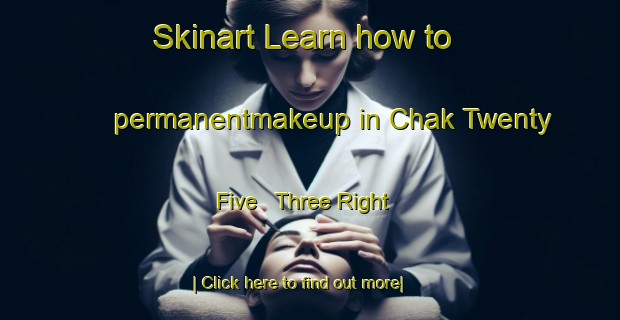 Skinart Learn how to permanentmakeup in Chak Twenty Five   Three Right-United Kingdom