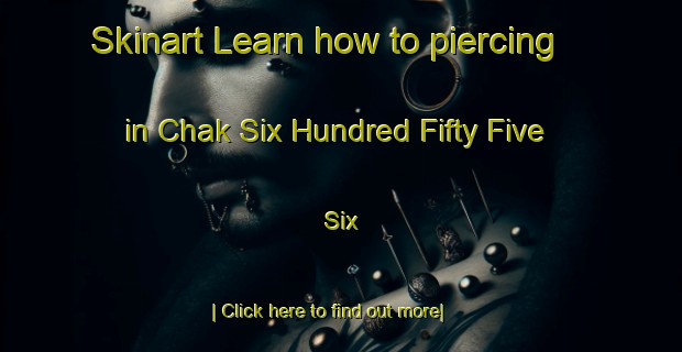 Skinart Learn how to piercing in Chak Six Hundred Fifty Five  Six-United Kingdom