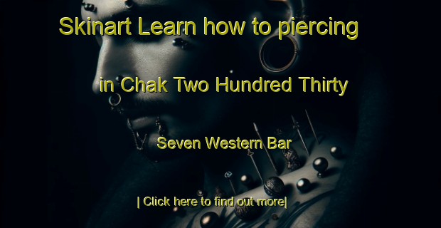 Skinart Learn how to piercing in Chak Two Hundred Thirty Seven Western Bar-United Kingdom