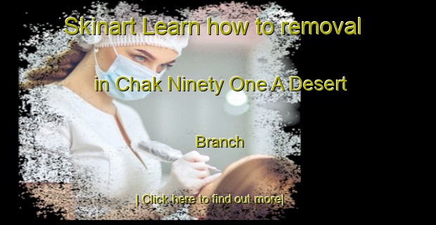 Skinart Learn how to removal in Chak Ninety One A Desert Branch-United Kingdom