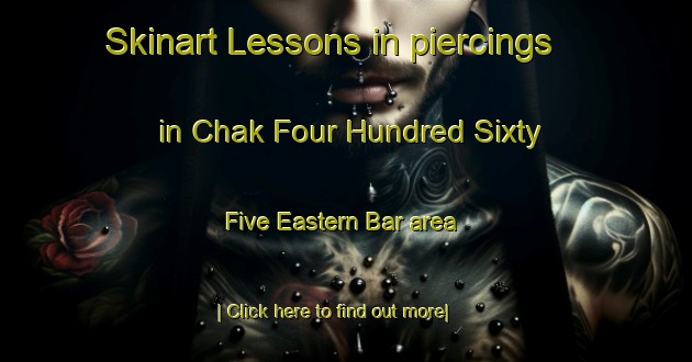 Skinart Lessons in piercings in Chak Four Hundred Sixty Five Eastern Bar area-United Kingdom