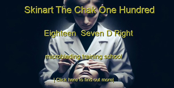 Skinart The Chak One Hundred Eighteen  Seven D Right microblading training school-United Kingdom