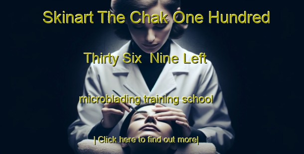 Skinart The Chak One Hundred Thirty Six  Nine Left microblading training school-United Kingdom